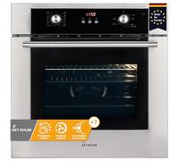 Four encastrable 60 cm | 70L | 3kW | Air chaud | Tiroirs télescopiques | Timer automatique | Double Vitrage d'isolation thermique | BO8810SS