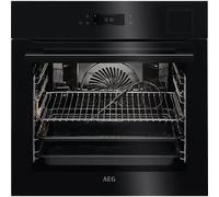 AEG BSE782380M Four multifonction avec nettoyage pyrolytique, 20 fonctions, sonde thermique, écran tactile TFT couleur, 225 recettes, fermeture en douceur, anti-traces de doigts, Inox, A++, 70 litres