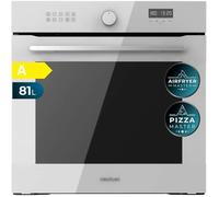 Four encastrable blanc 81 L - Cecotec - 11 fonctions - 3400 W - Convection - Airfryer Master - Pizza Master