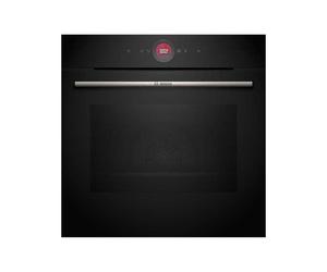 Four encastrable Bosch HBG7741B1 71 L Pyrolyse Écran digital central Poignée inox Noir