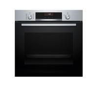 Bosch Four série 6, fonction AirFry, recettes pré-programmées, noir, HBG536ES4