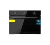 Cecotec Four Encastrable Bolero Hexa C134500 Glass Black A de 56 L. 2600W, 4 fonctions, mode convection, base vapeur X2, faible consommation, nettoyage facile, ventilateur, 3 positions