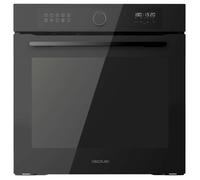 Cecotec Four Encastrable Multifonction 60 cm Bolero Hexa AF316000 Glass Black A 3400 W, 81 L, 11 Fonctions avec Airfryer Master, Pizza Master, Steam Assist, Steam EasyClean, 3D Cooking, Defrost