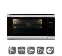 Four encastrable 90 cm | 96L | 3,4kW | Rôtisserie | Gril | Circulation de l'air | Air chaud | Tiroirs télescopiques | EB9105ED