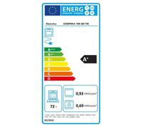 Electrolux Four encastrable EOE8P09LH Noir Ouverture gauche