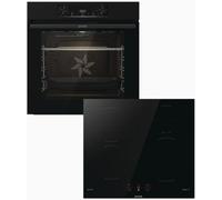 Four encastrable GORENJE BOP6737E02BK + Table Induction GI601FMC