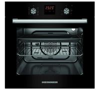 Four encastrable Heinner HBO-S569-S569LDTGC-GBK, électrique, 56 l, multifonctions, 9 fonctions, GRILL, Display Touch, classe A, verre noir