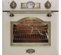 Four encastrable Kaiser EH 6355 Em 60 cm ivoire · 67 L · Four électrique multifonction 8 modes · Air chaud · Gril infrarouge · Autonettoyage catalytique · Classe A · Émail noir & verre