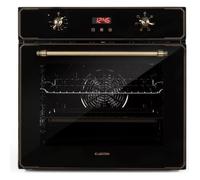 Four encastrable Klarstein Elizabeth - 6 fonctions - 2200W - Nettoyage facile - Classe A - Design rétro noir