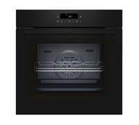 NEFF B2CCJ7AK3 N30 Four LED Touch Control 3D Air Chaud CircoTherm Air Fry et Air Fry Programmes automatiques Pyrolyse et Easy Clean Sécurité enfant 60 x 60 cm Noir