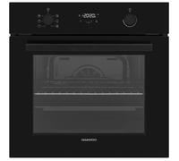 Four encastrable - Pyrolyse - Chaleur tournante - DAEWOO - BO6PR27GBNL - Noir - Porte froide - 59,5 x 57,5 x 59,5 cm