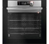 Four encastrable pyrolyse De Dietrich DOP7350X - Four multifonction Chaleur tournante ou pulsée / 73 litres Noir et Inox / Porte froide (4 vitres)