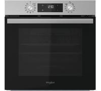 Whirlpool Four encastrable OMR58RU0SX – Pyrolyse+Hydrolyse, Chaleur pulsée, Inox porte froide