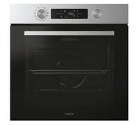 Candy Bake 800 CA6 N5B3LYTX Four multifonction, 78 l, connectivité Wi-Fi, 1 plateau et 2 grilles, Steam Lite, nettoyage pyrolytique, 13 fonctions, Display Basic UX, noir et inox