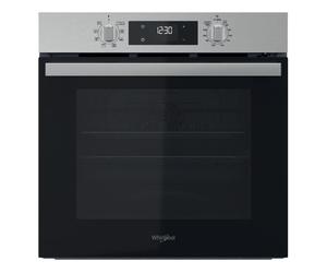 Four encastrable pyrolyse Whirlpool OMR559RR0X 71L inox, 9 modes cuisson, programmateur électronique, nettoyage FlexiClean