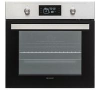 Four encastrable sharp chaleur tournante 69 L pyrolyse gris K-60V19IQM-EU Neutre G