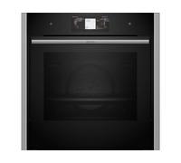 Neff N 90 B64FT33N0 four 71 L Noir, Acier inoxydable