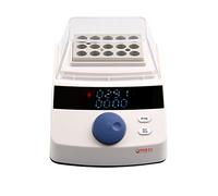 FOUR E'S SCIENTIFIC Mini incubateur de bain sec avec bloc chauffant de 15 x 1,5 ml, affichage LED, précision à haute température, contrôle de synchronisation jusqu'à 100 ℃ pour laboratoire