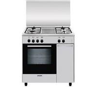 Four et cuisinière Glem Gas AS854EI inox électrique gaz