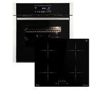 Cuisinière: Four encastré 60cm EB8016ED + 59cm Plaque à induction IH85900RL | Catalyse | Rôtissoire | Fonction pizza | Grill | Air chaud | Éléments télescopiques extensibles | SET8016IH859RL