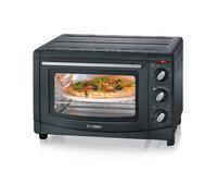Four et Toasto SEVERIN 2068 - Métal Noir - Grande capacité - Chaleur supérieure et inférieure commutables