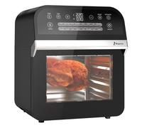 Four-Friteuse à Air - HOMPANY - Mini Four Électrique 12L - 1600W - 16 Fonctions - Noir