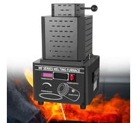 Four Fusion d'or 5000 W, Machine De Fusion De Métaux Numérique Améliorée 1600 ℃ / 2912 ℉ avec Creuset en Graphite De 1/2/3 Kg, Fusion pour l'or, l'argent, L'Aluminium Et Le Cuivre,black-3kg