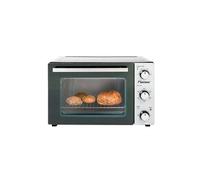 Bestron Mini-four 2 en 1 avec rôtissoire, 31 litres, 2000 W, Inox, Noir