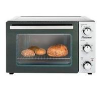 Bestron Mini-four 2 en 1 avec rôtissoire, 31 litres, 2000 W, Inox, Noir