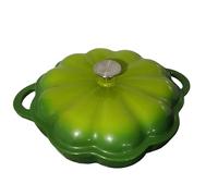 Four hollandais à citrouille Marmite à soupe en forme de citrouille fonte émaillée spéciale ragoût porcelaine