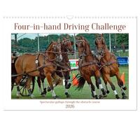 Four-in-hand Driving Challenge (Wall Calendar 2026 DIN A3 landscape), CALVENDO 12 Month Wall Calendar: Spectacular gallops through the obstacle course