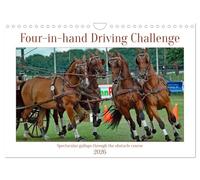 Four-in-hand Driving Challenge (Wall Calendar 2026 DIN A4 landscape), CALVENDO 12 Month Wall Calendar: Spectacular gallops through the obstacle course