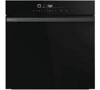 Hisense HO66F PIZZACHEF Four électrique 60 cm, mode pizza Pro 350°, nettoyage pyrolytique, air fry, even Bake, wifi, 77 litres, porte douce, programmes automatiques, noir