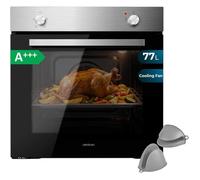four intégrable inox - Cecotec - Bolero Hexa C126000 Inox A GloveKit - 77 L - 2800 W - 4 fonctions - Steam Assist