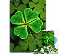 Four Leaf Clover Puzzle 1000pcs (70x50cm) Cadeau pour Adultes | Un format puzzle traditionnel pendant les soirées tranquilles, pour partager un loisir.