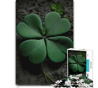 Four Leaf Clover Puzzle 1000pcs (70x50cm) pour Passionnés | Loisir calme pour adultes autour d’une table, pour un défi satisfaisant.