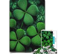 Four Leaf Clover Puzzle À Motif 1000pcs (52x38cm) Défi | Un cadeau puzzle de saison pour les w nds de décembre, pour les amateurs de puzzles.