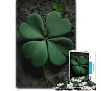 Four Leaf Clover Puzzle À Motif 1000pcs (52x38cm) pour Passionnés | Un cadeau pour passionné de puzzles pour les après-midis d’hiver, pour les amateurs de puzzles.