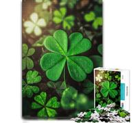 Four Leaf Clover Puzzle en Papier 1000pcs (52x38cm) pour Adultes | Activité puzzle de table les dimanches au calme, pour un défi satisfaisant.
