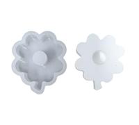 Four Leaf Clovers Candle Holder Silicone Molds Candlesticks Resins DIY Castings Moulds for Silicone Four Leaf Clovers Resins Candlesticks Mould