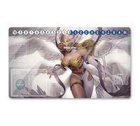 Four leaves 1837740 - Jeu de société Digimon TCG Playmat + Sac de protection gratuit Digimon Tapis de jeu TCG Card Game Mouse Pad Tapis de table Taille 60 x 35 cm, Compatible avec Digimon MTG TCG CCG