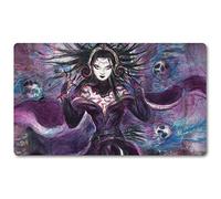 Four leaves Liliana DREADHORDE General, DE - Jeu de société MTG Tapis de jeu + sac étanche gratuit, TCG Card Game Table Mat Taille 60 x 35 cm, Tapis de souris compatible avec Digimon MTG TCG CCG RPG