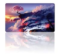 Four leaves Pink Tree - Brettspiel MTG Spielmatten+Kostenlose Wasserdichte Tasche,TCG Card Game Table Mat Größe 60X35CM Mouse Pad Kompatibel Mit MTG TCG