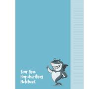 Four Line Handwriting Notebook: Handwriting Notebook For Children : Excercise Notebooks 4 Lines : 4 Line English Writing Notebook For Kids : Cute Background Cover