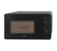Bomann, Micro-ondes avec espace de cuisson 20L & éclairage de l'espace de cuisson, 6 niveaux de puissance, Minuterie de 30 minutes, MW6014CB, Noir
