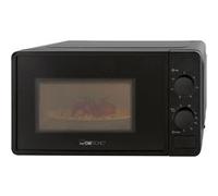 Clatronic Micro-ondes avec espace de cuisson 20L & fonction gril | avec 5 niveaux de puissance & 1 niveau gril | avec minuterie 30 min | Micro-ondes avec plateau tournant Ø24,5 cm | MWG 792 noir