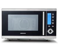 Four Micro Onde Avec Gril (25 L, 900 W, Grill 1100 W, Air Chaud 2500 W, 10 Programmes Automatiques, Md 15501) Argenté