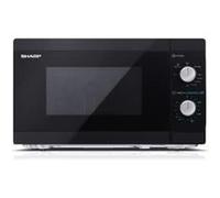 Four micro-onde Sharp noir compact avec micro-ondes 1000 W Noir G