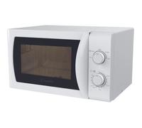 Four micro-ondes 20L - WOOPSO - 700W - Décongélation - Plateau tournant en verre - Blanc - 35,7 x 44 x 25,8 cm