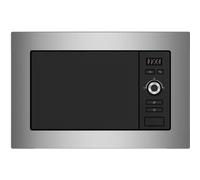 Four micro-ondes encastrable Continental Edison MO20IXES 20 L 800 W Monofonction Noir/Inox Plateau tournant Décongélation Minuteur Sécurité enfants